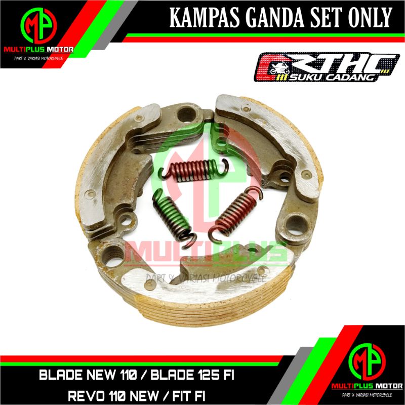 Kampas kopling ganda otomatis set only BLADE NEW 110, BLADE NEW 125 FI,REVO FI,REVO FIT FI (KWW)