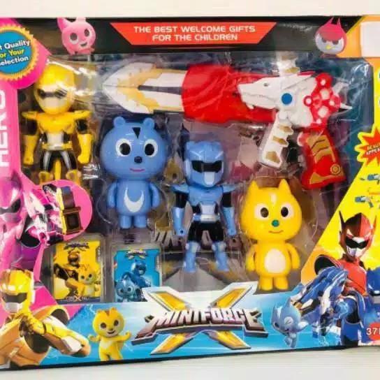 Mainan Robot MiniForce X pedang power rangers YW1378WZ