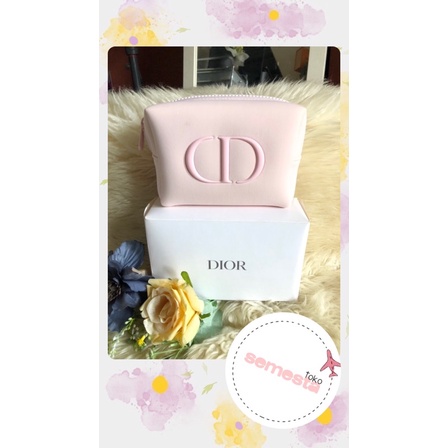 Dior Pouch Make Up With Box - Pink