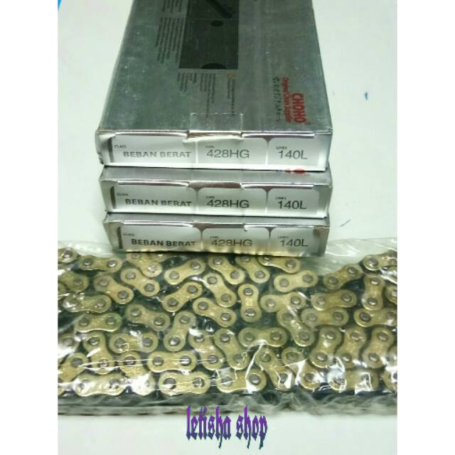 RANTE RANTAI RODA 428H-140 ,428H-150 GOLD CHOHO