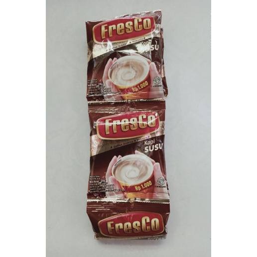 

Kopi Fresco 1 Renceng isi 10 sachet