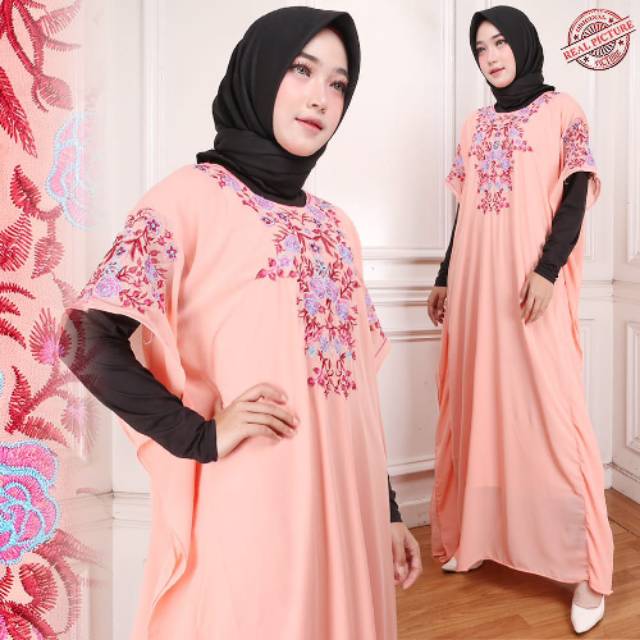(KR)Kaftan ashanty peach
