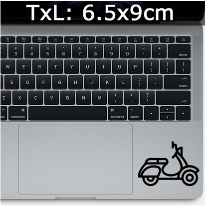 Laptop Stiker Lucu Scooter Vespa Cutting Sticker Decal