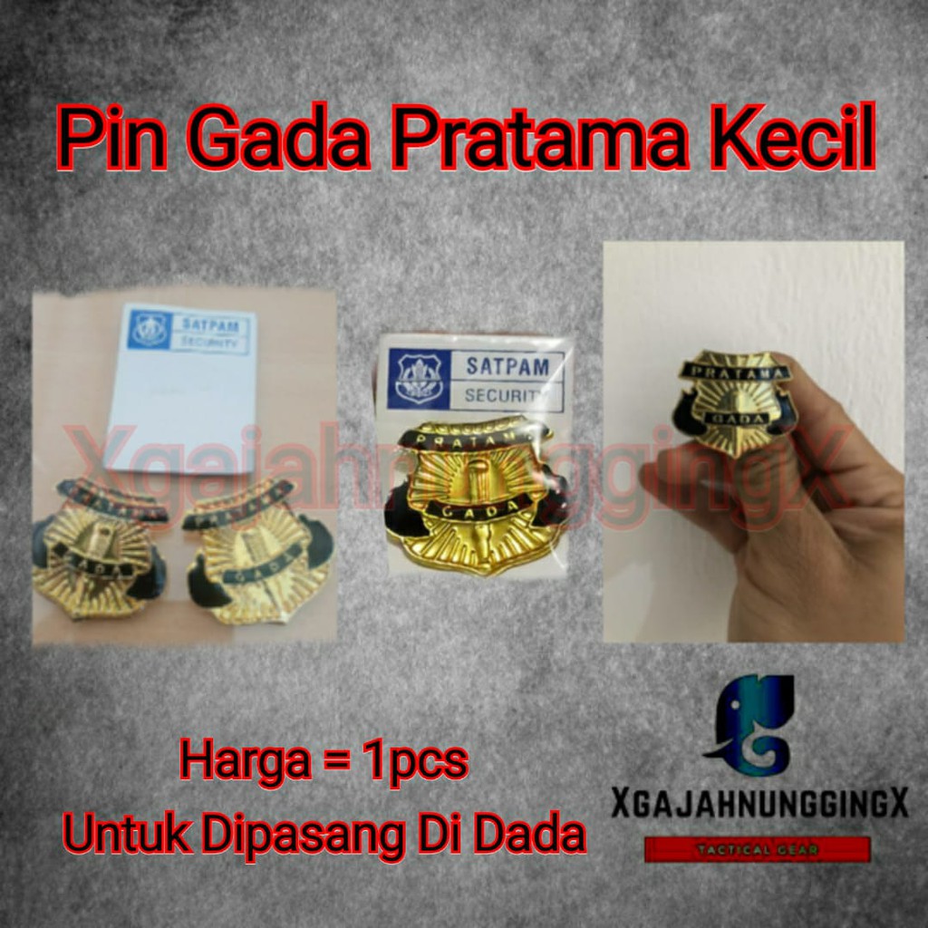 Pin Gada Pratama Kecil Pin Satpam Pin Security di DADA Berkualitas Murah Bandung