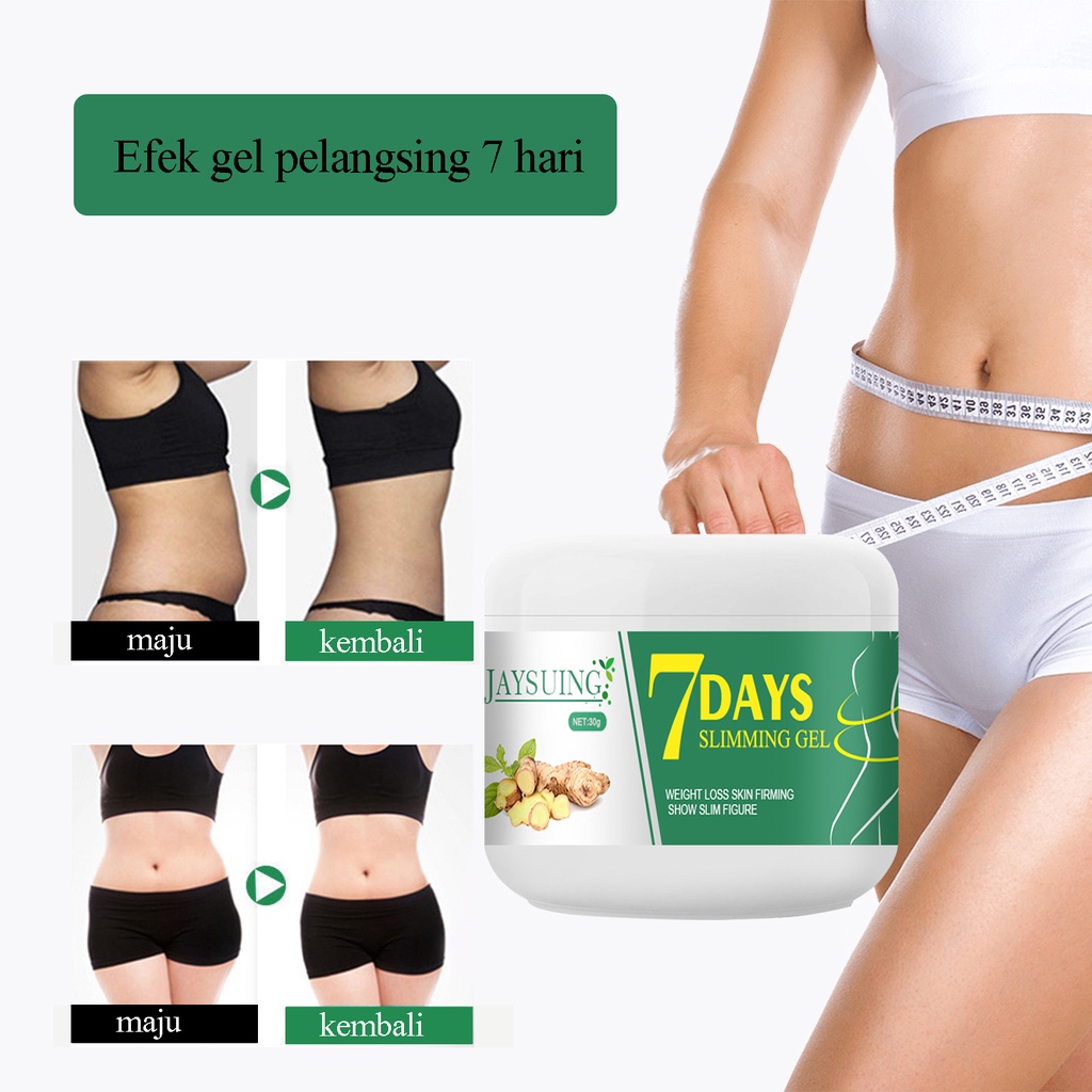 Peralatan olahraga krim pelangsing 30g krim pelangsing lengan/paha/double chin/pinggang/perut permanen pembakaran lemak