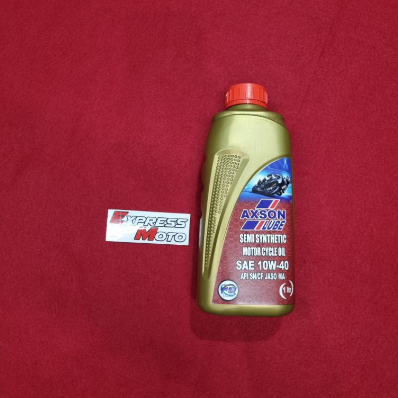 oli axson semi synthetic 10w40 jaso ma - oli motor kopling - oli motor matic