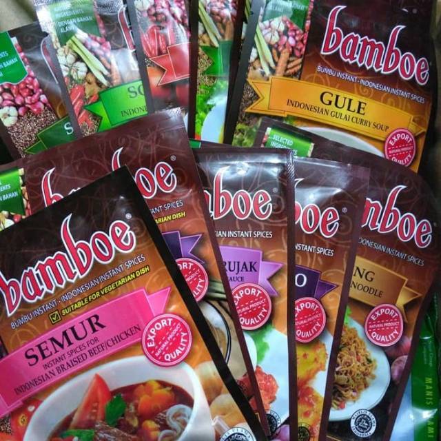 

Bumbu Bamboe Original cantumkan varian order