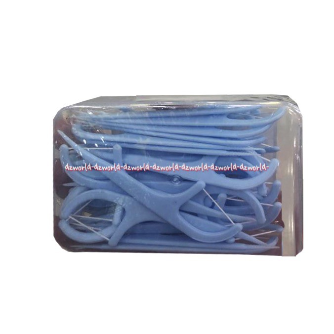 Charmi Fine Dent Dental Floss &amp; Pick Tusuk Gigi Dan Benang Gigi Isi 50Pieces