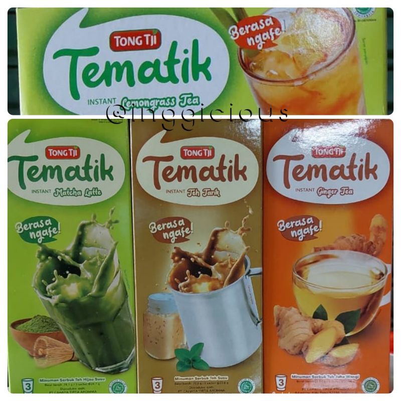 Jual Teh Tematik Tong Tji Teh Tematik Tongtji Varian Rasa Tongtji Jahe