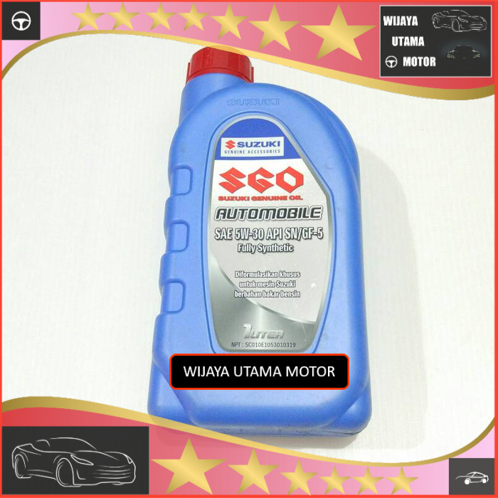Oli suzuki sgo mesin 5W-30 full synthetic 4 liter