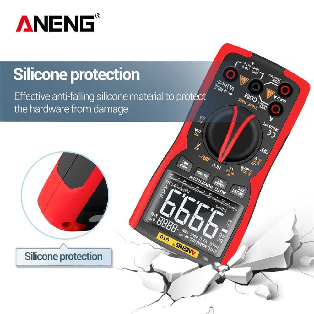 (BISA COD) RVOSTR ANENG Digital Multimeter Voltage Tester - Q10