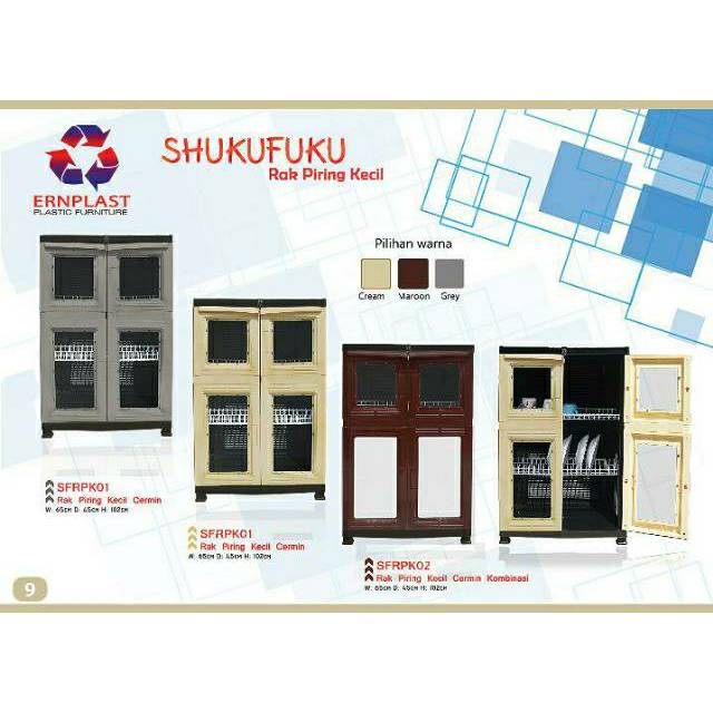 Rak Piring Kecil bahan Plastik