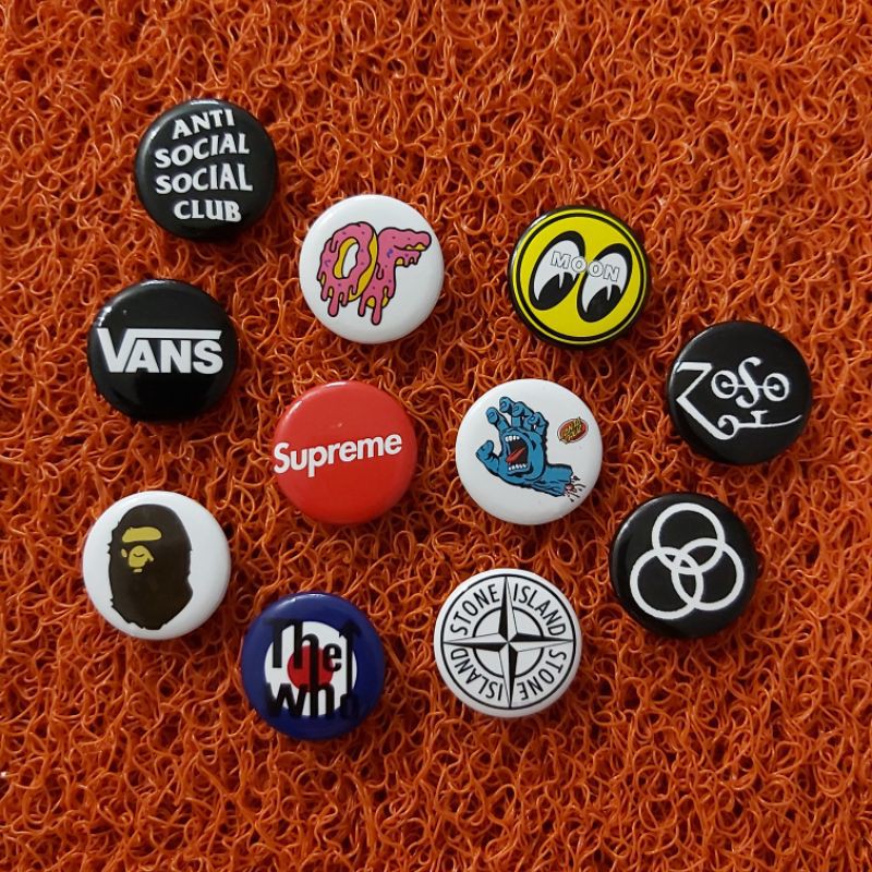 PIN BUTTON MINI HYPEBEAST BEST SELLER TERMURAH