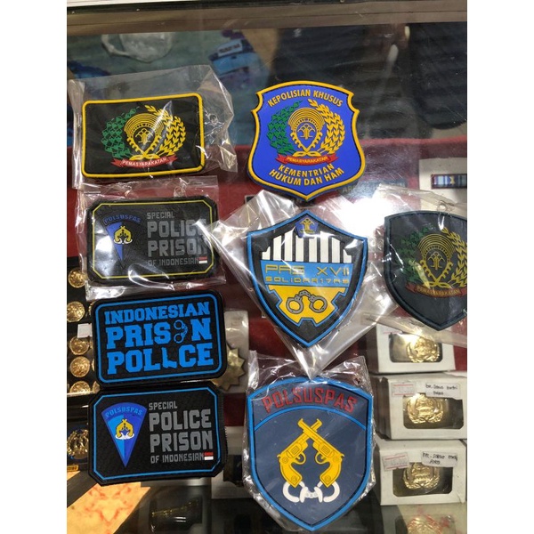 RUBBER PATCH LOGO PEREKAT POLSUSPAS