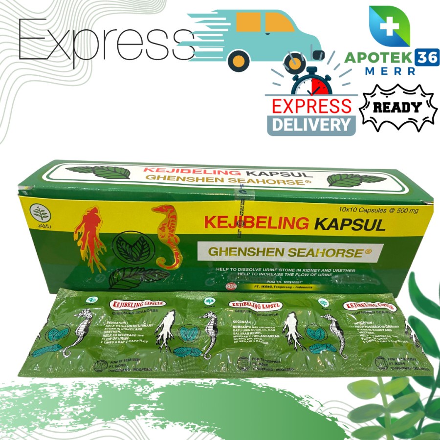 KEJIBELING SEAHORSE CAPSUL 10'S/STRIP