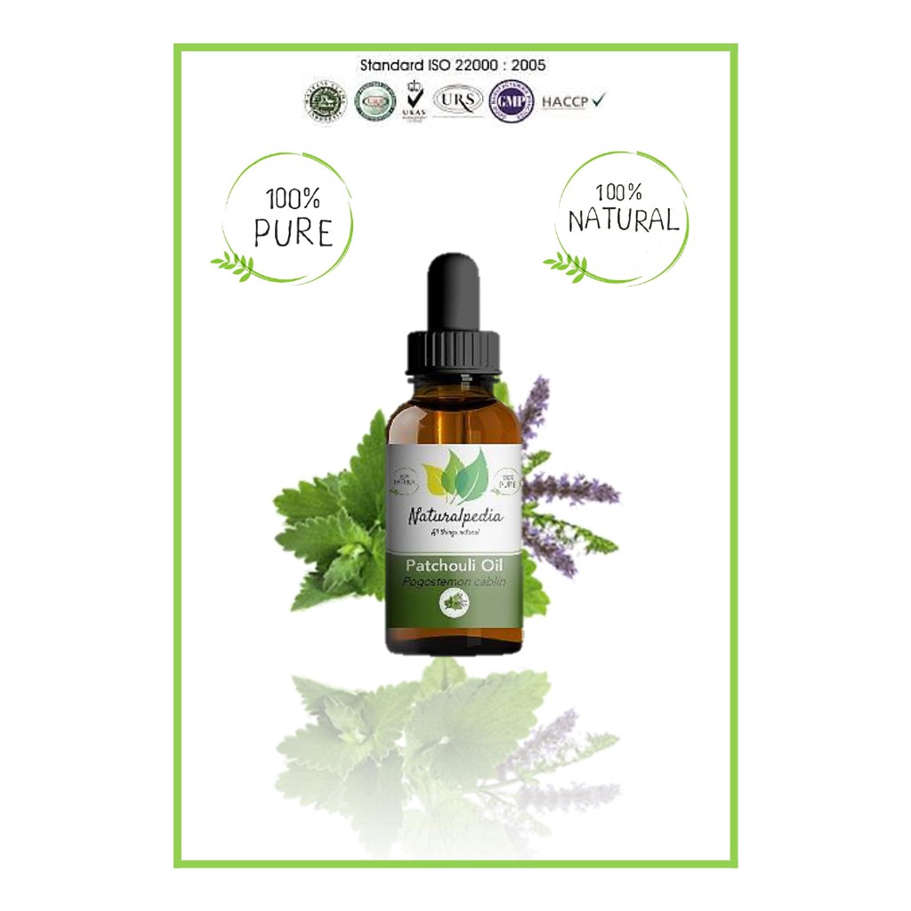 Pure Patchouli Essential Oil 30ml / Minyak Atsiri Esensial Nilam Asli Murni