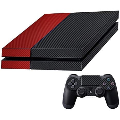 Garskin 2 tone color Carbon Sony PS4 Pro Slim Fat skin 2 ds