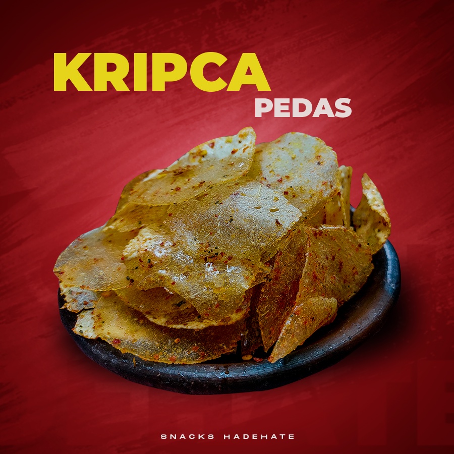 

Keripik Kaca Pedas Asli Dari Singkong Hadehate Snack
