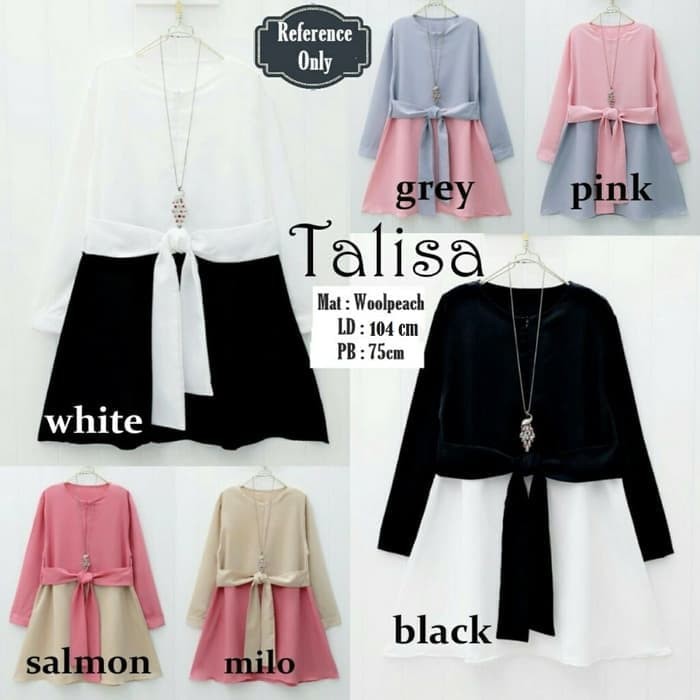 "Baju Muslim Hijab  Charla.id-Friska-Tunik-Hoodie-Tunik-Wanita-Tunik-Hoodie-Promo-Bestseller-T M1F7