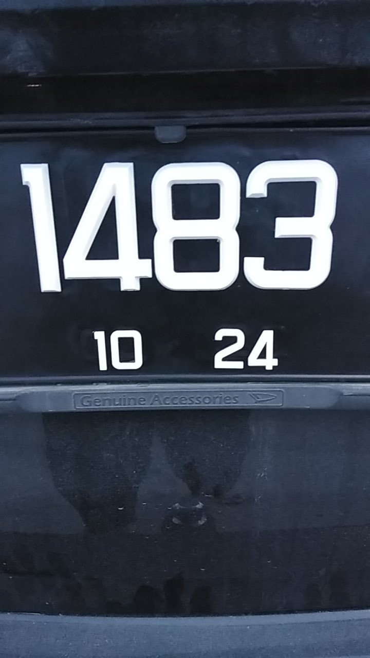 Huruf/nomor Plat Mobil Satuan/grosir - Singapur
