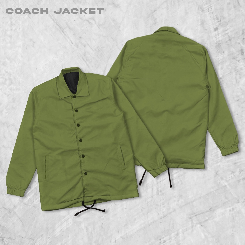 Fortglass Arlo Coach Polos Pria Jaket Parasut Unisex