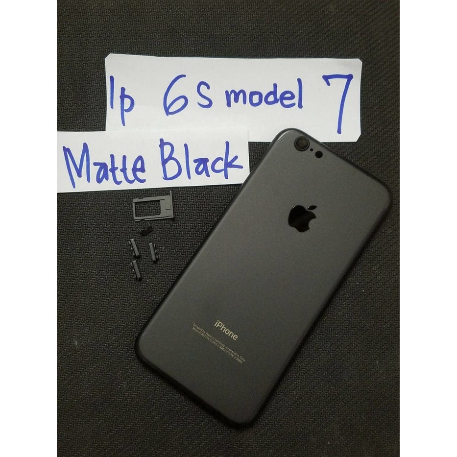 Housing Casing Back Case iPhone 6S model iPhone 7 Matte Black
