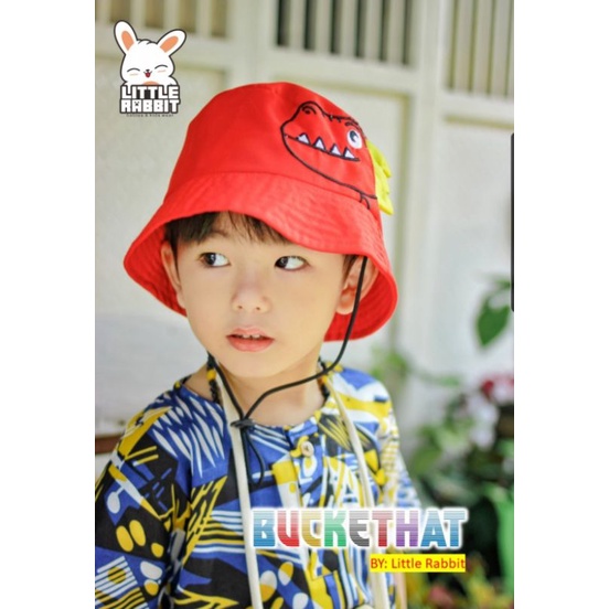 KSHFASHION I Bucket Hat Animal 3D I Topi Anak Unisex I Bucket Hat Anak Laki &amp; Perempuan Little Rabbit