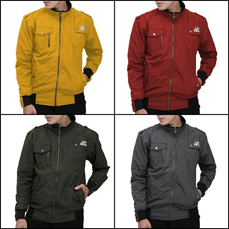 tizzly jaket casual luxy green army