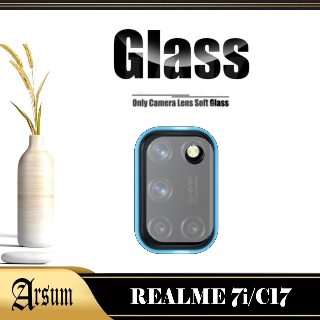 PROMO Tempered Glass Camera REALME 7i / C17 Pelindung Camera Belakang
