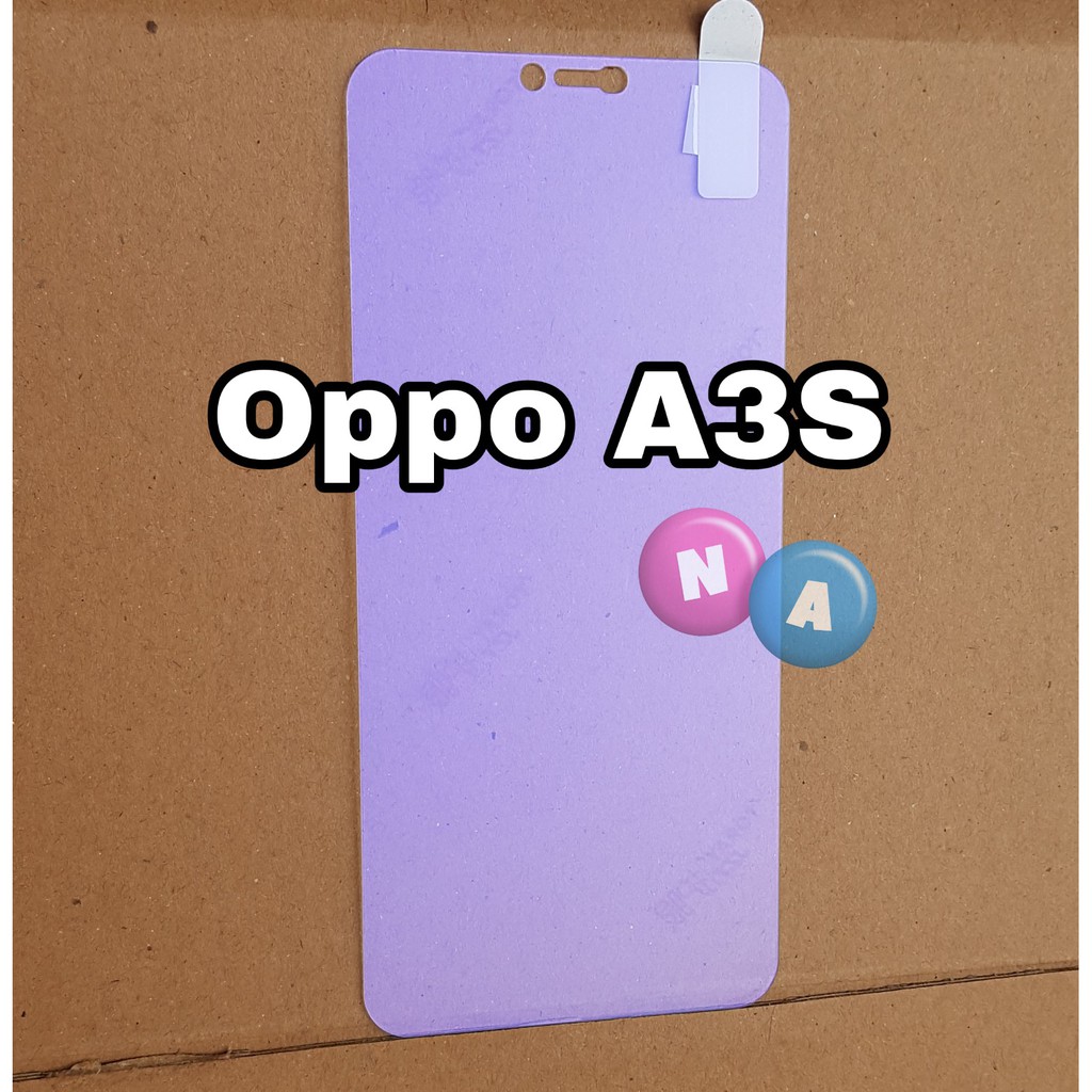 Tempered Glass Anti uv Oppo A1K / A7 / F9 / F7 / A3S / A83 - Tempered Anti Blue Light