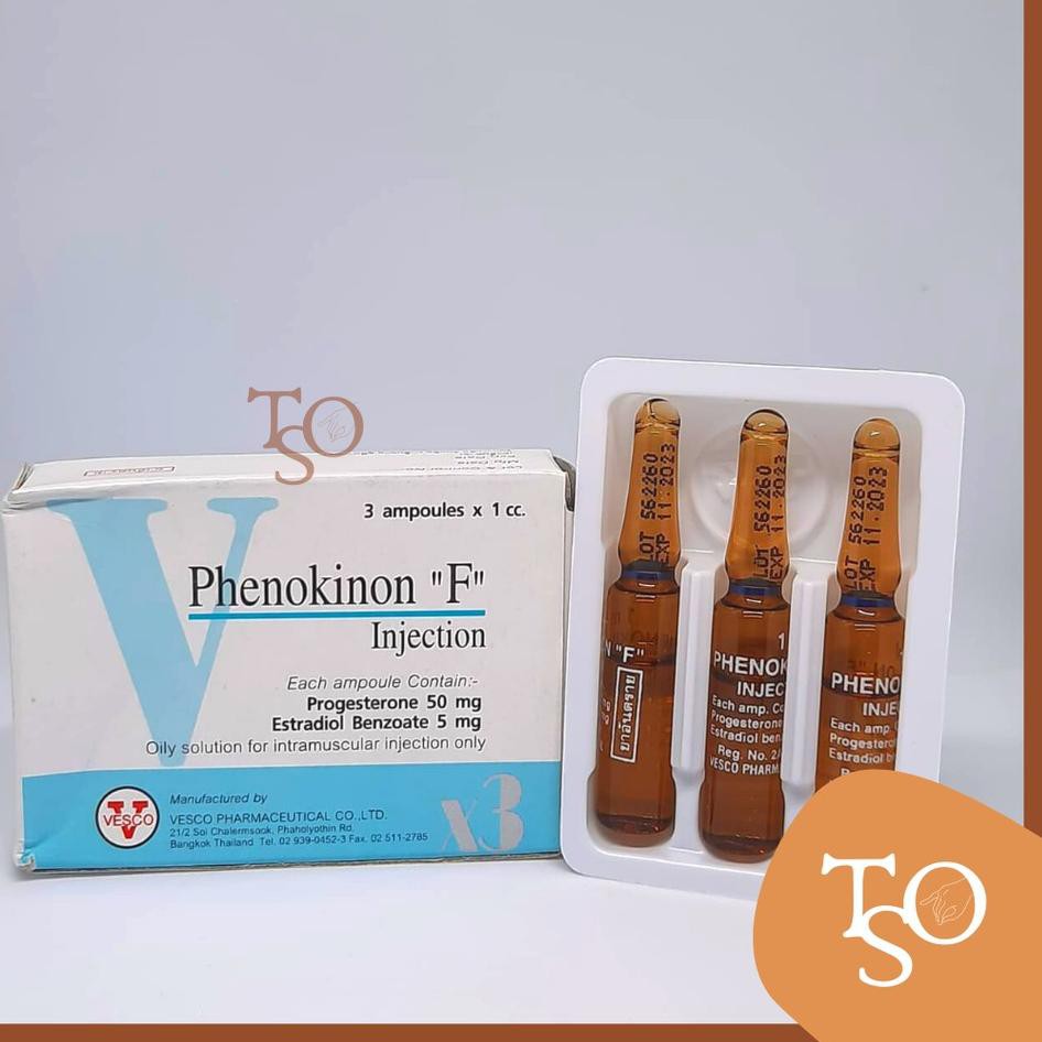 [1 BOX = 3 AMPOULE] PHENOKINON F INJECTION ORIGINAL | HORMON WANITA NJW «