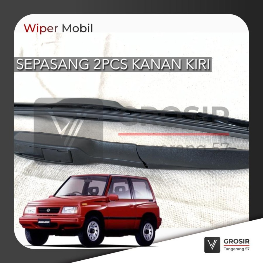 WIPER DEPAN ESCUDO SIDEKICK HYBRID ECO /WIPER ESCUDO SIDE HYBRID 2 PCS