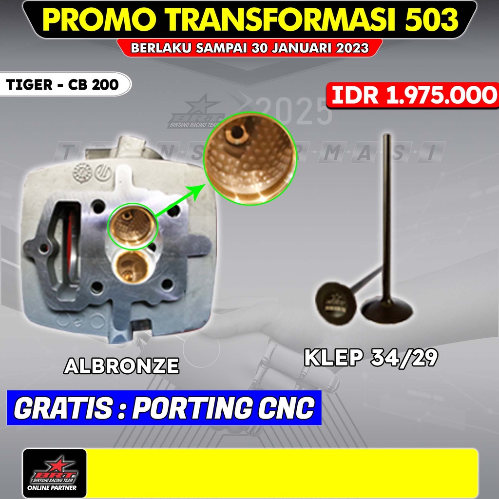 Promo Head BRT Tiger/CB 200