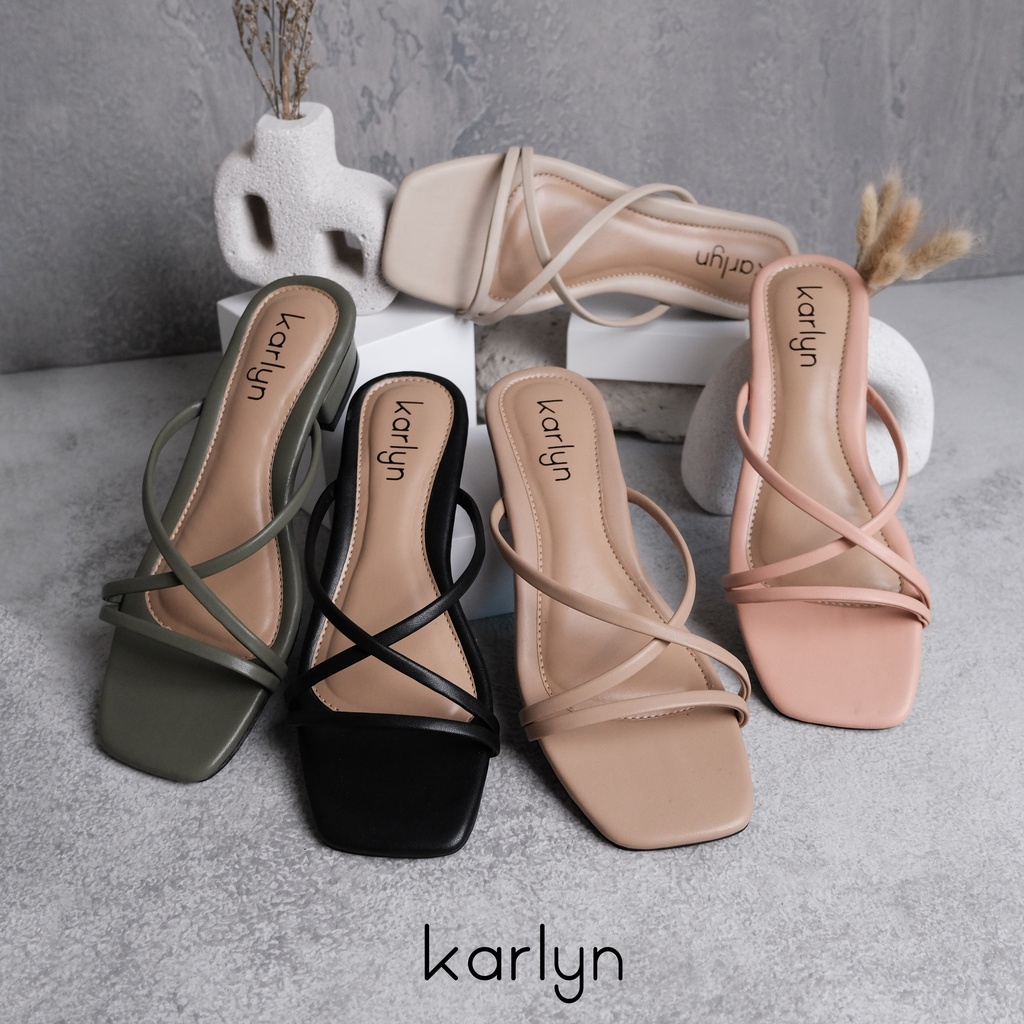 Karlyn Niki Sandal Heels Wanita 3cm