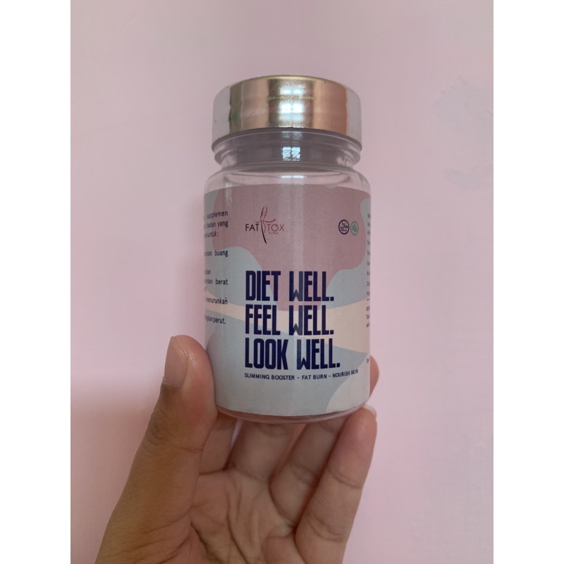 Preloved obat diet FATTOX pelangsing herbal (Isi masih 50%)