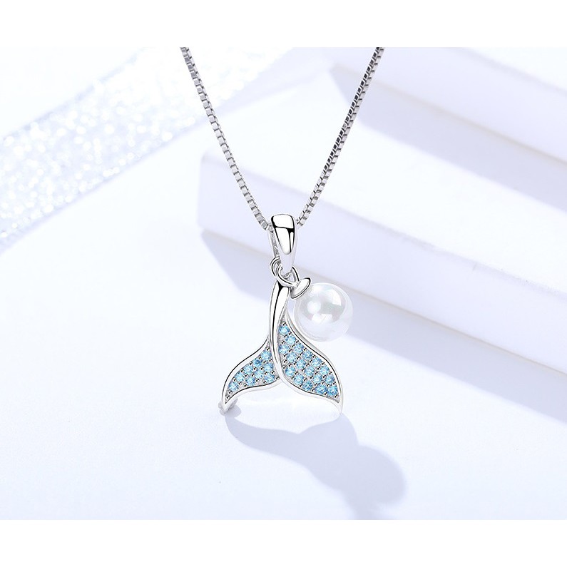 Kalung Perak / Necklace 925 Sterling Silver Wanita Dolphin Lucu Cocok Hadiah KS036