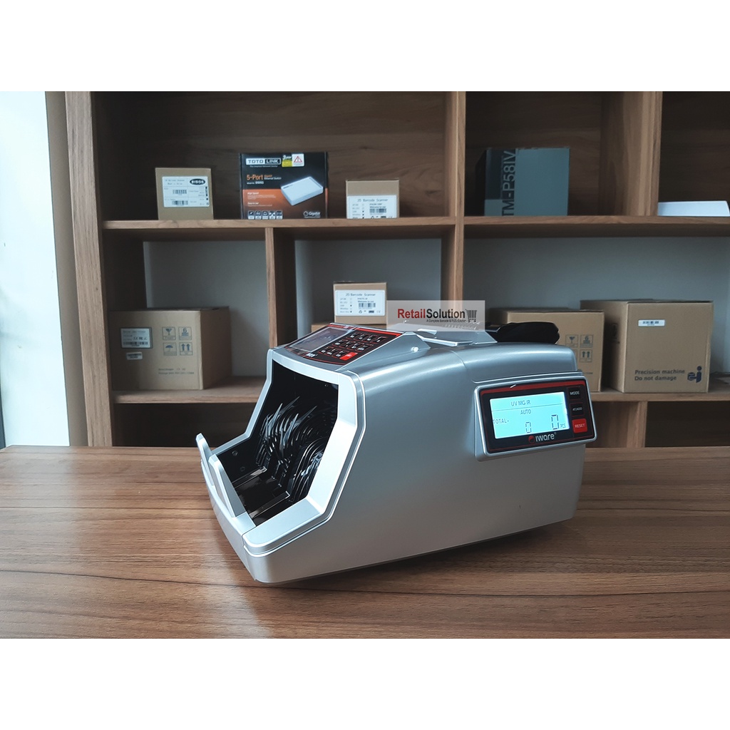 Money Counter Penghitung Uang UV MG IR DD - IWARE MC88V / MC-88V