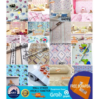 5 COD 45CMx10M Pusat Wallpaper Sticker Dinding Motif 5 COD 45CMx10M Pusat Wallpaper Sticker Dinding Motif