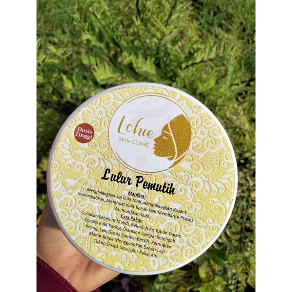 lulur pemutih Lchie racikan Kuala lumpur 1000gr (1kg)