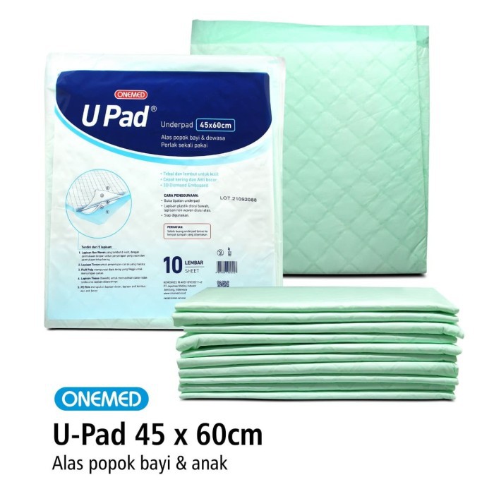 Underpad 45x60cm Onemed Pak Isi 10 Lembar OJB