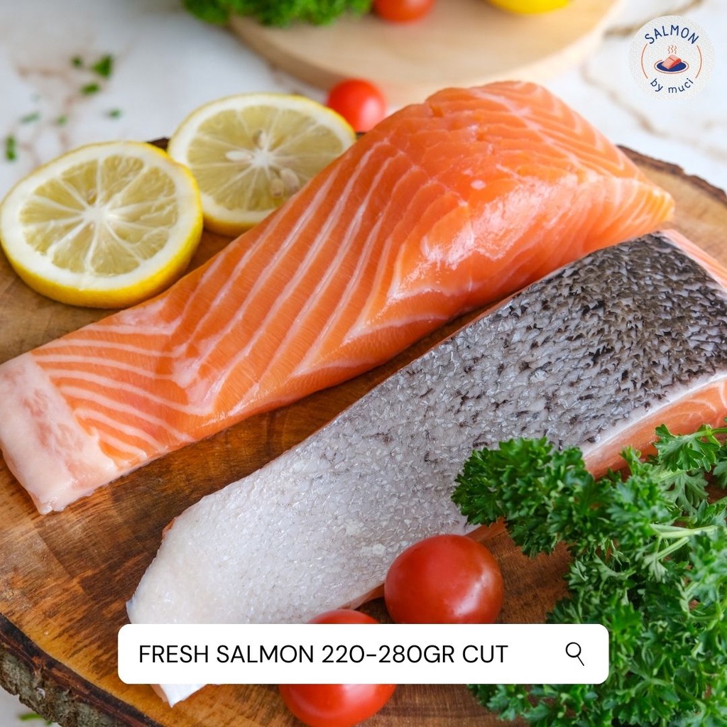 

[PO] FRESH Salmon Sashimi Grade Ukuran 200-220 gr