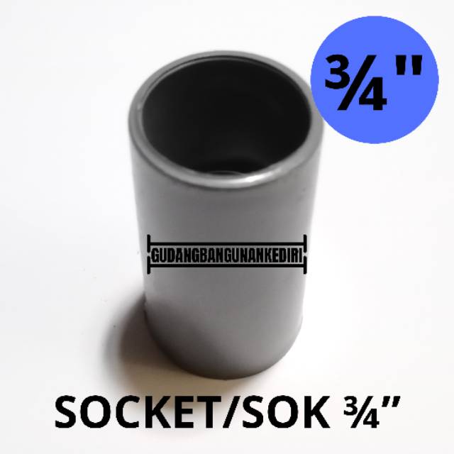 Sok 3/4&quot; socket sock 3/4inch sambungan pipa JAYA