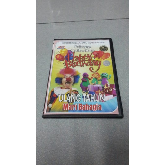 VCD  selamat ulang tahun anak original