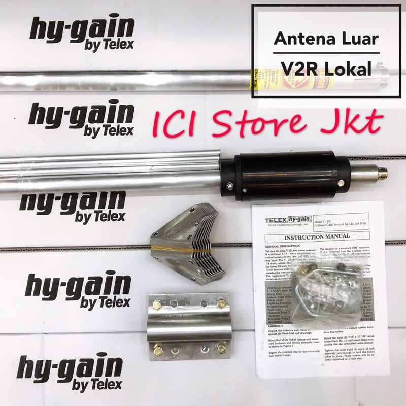 Antena v2r lokal loading kawat perak original