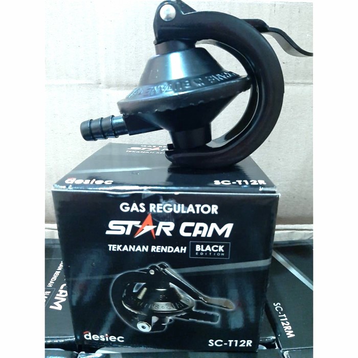 Regulator gas Starcam Destec SC T12R / SCT12RM / Meter / Regulator Kompor / Tekanan Rendah / Star Cam