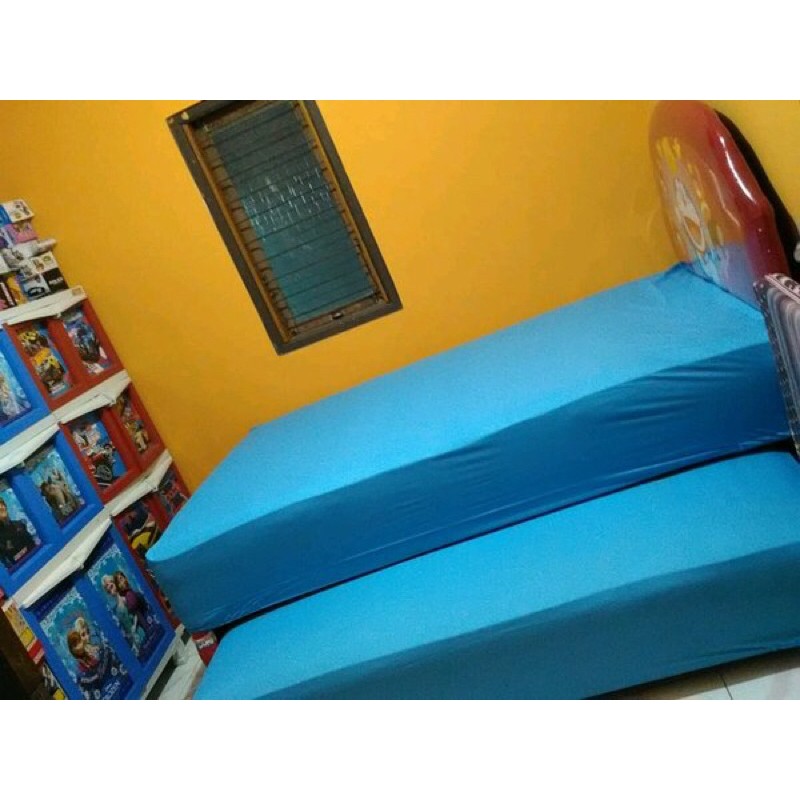Sprey Polos untuk kasur sorong anak 140x190 STANDAR HOTEL paling murah cuci gudang best seller