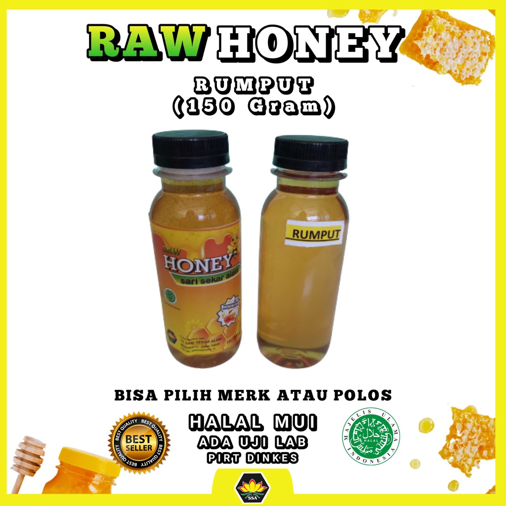 PROMO 150 Gram madu nektar rumput murni | Raw honey