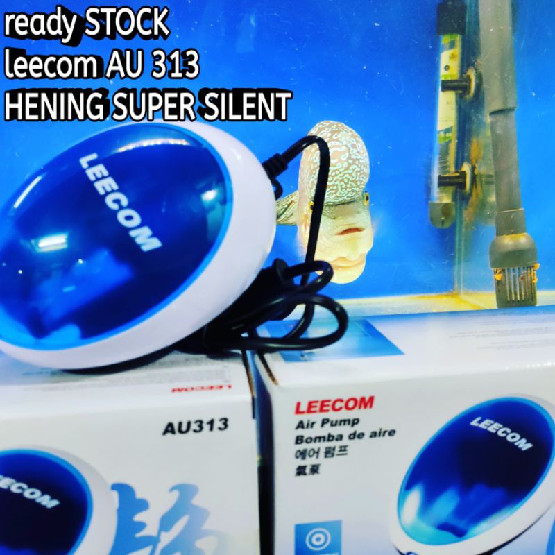 aerator aquarium pompa udara aquarium leecom AU 313 anti berisik hening