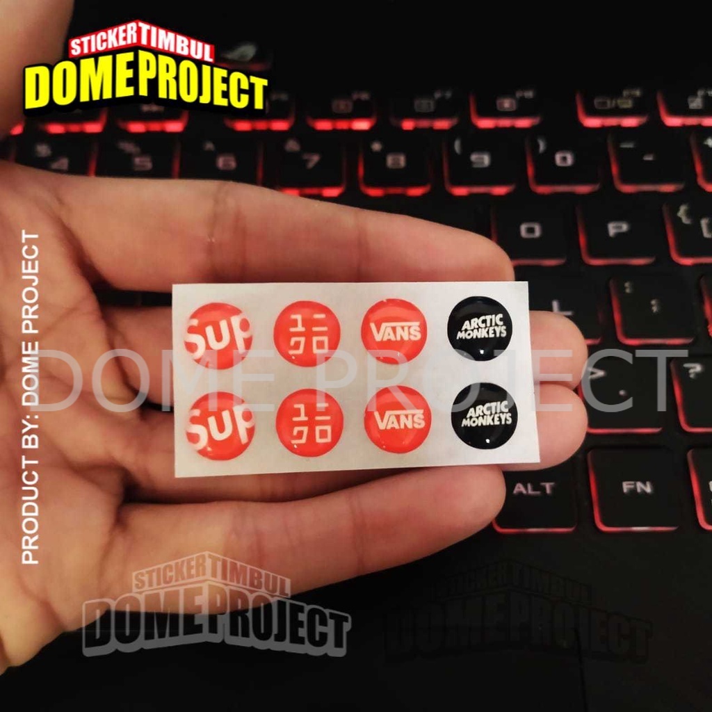 [PROMO BUY 3 GET 1] BRANDED 3 STIKER TOMBOL HOME SET STIKER TIMBUL LENTUR STIKER HANDPHONE