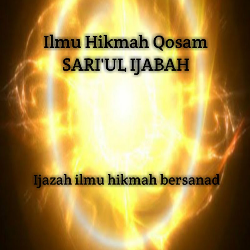 BUKU ILMU HIKMAH QOSAM SARI'UL IJABAH